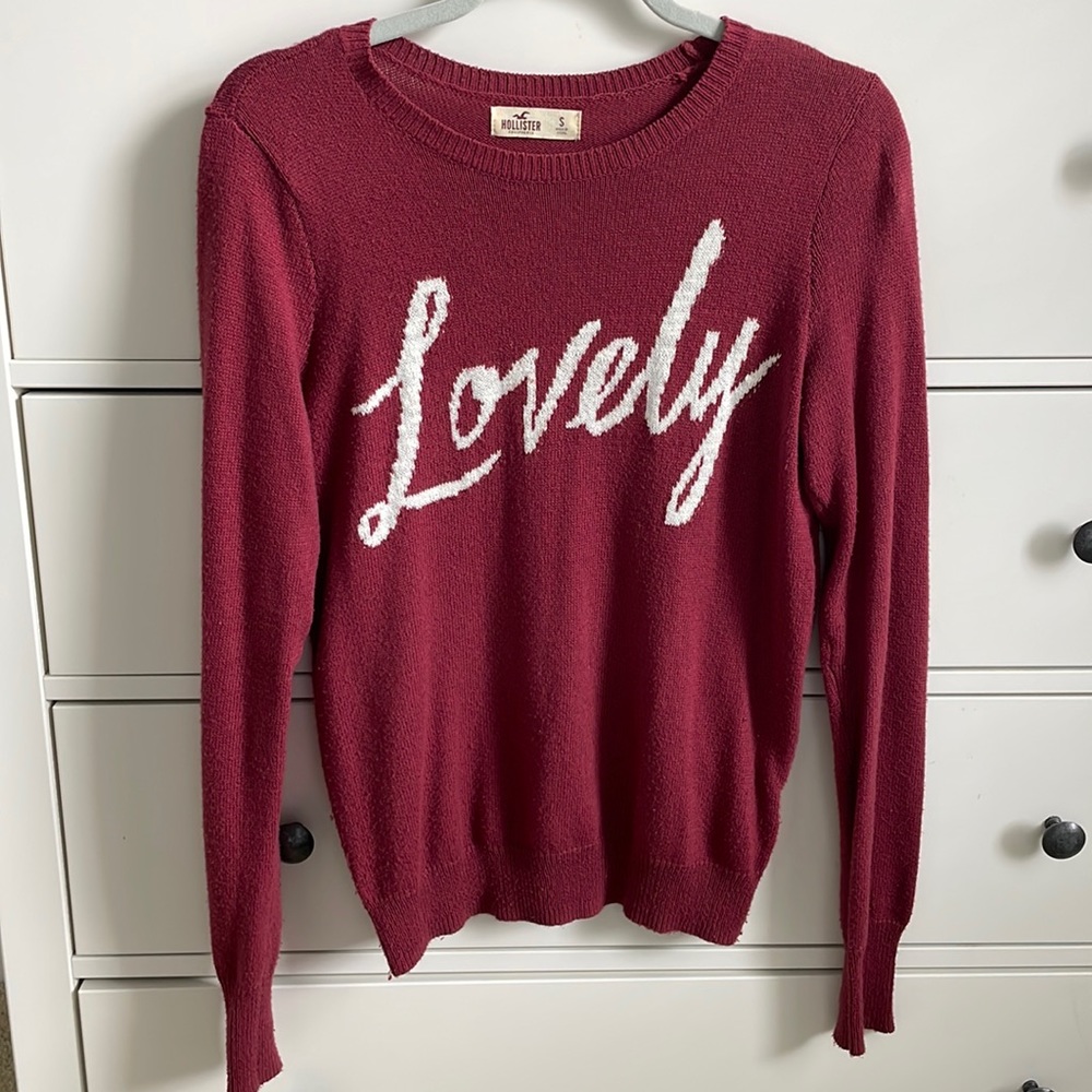 Red sweater!